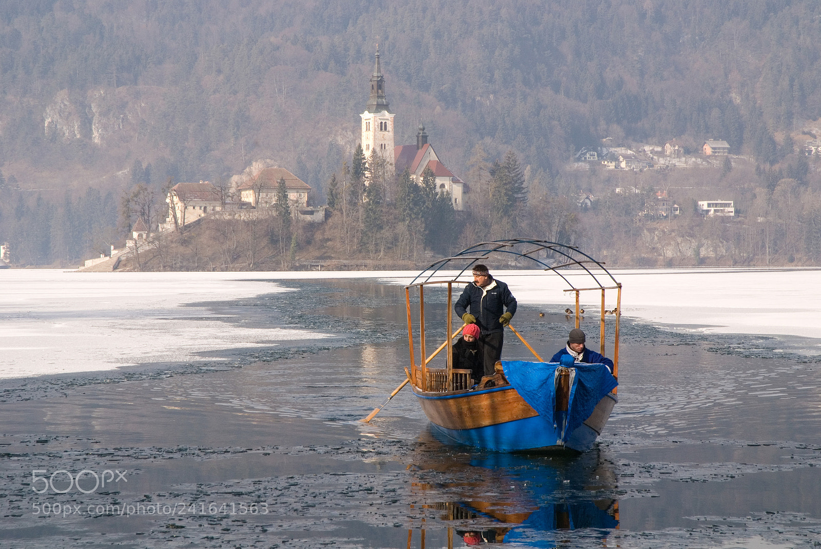 Nikon D80 sample photo. Lake bled ice bre photography