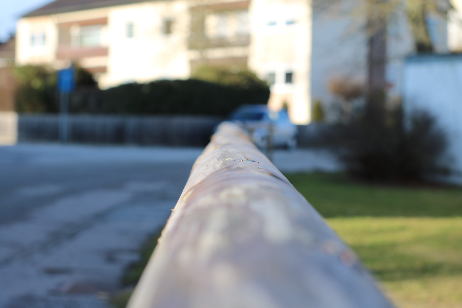 Canon 50mm sample photo. Wooden railing photography