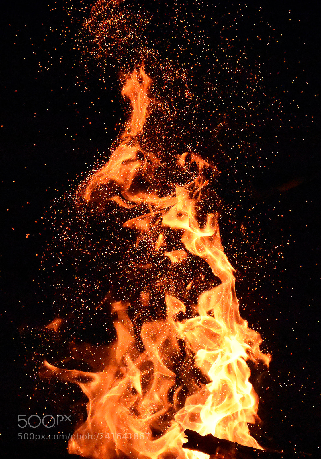 Nikon D7200 sample photo. Fire photography
