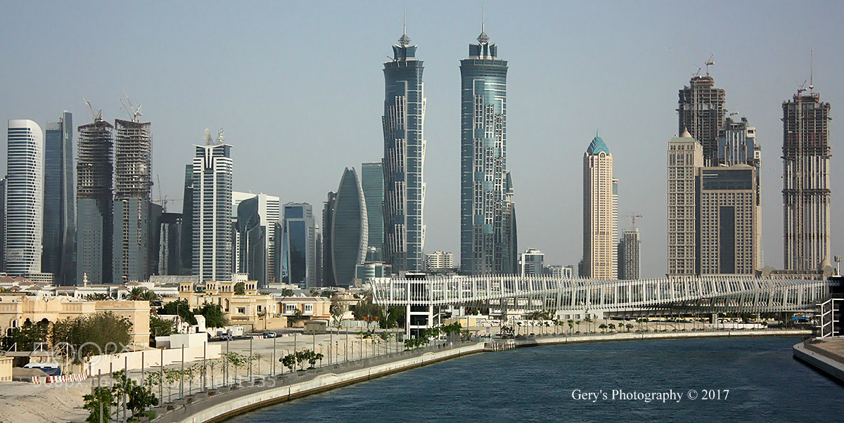 Canon EOS 450D (EOS Rebel XSi / EOS Kiss X2) sample photo. Dubai skyline photography