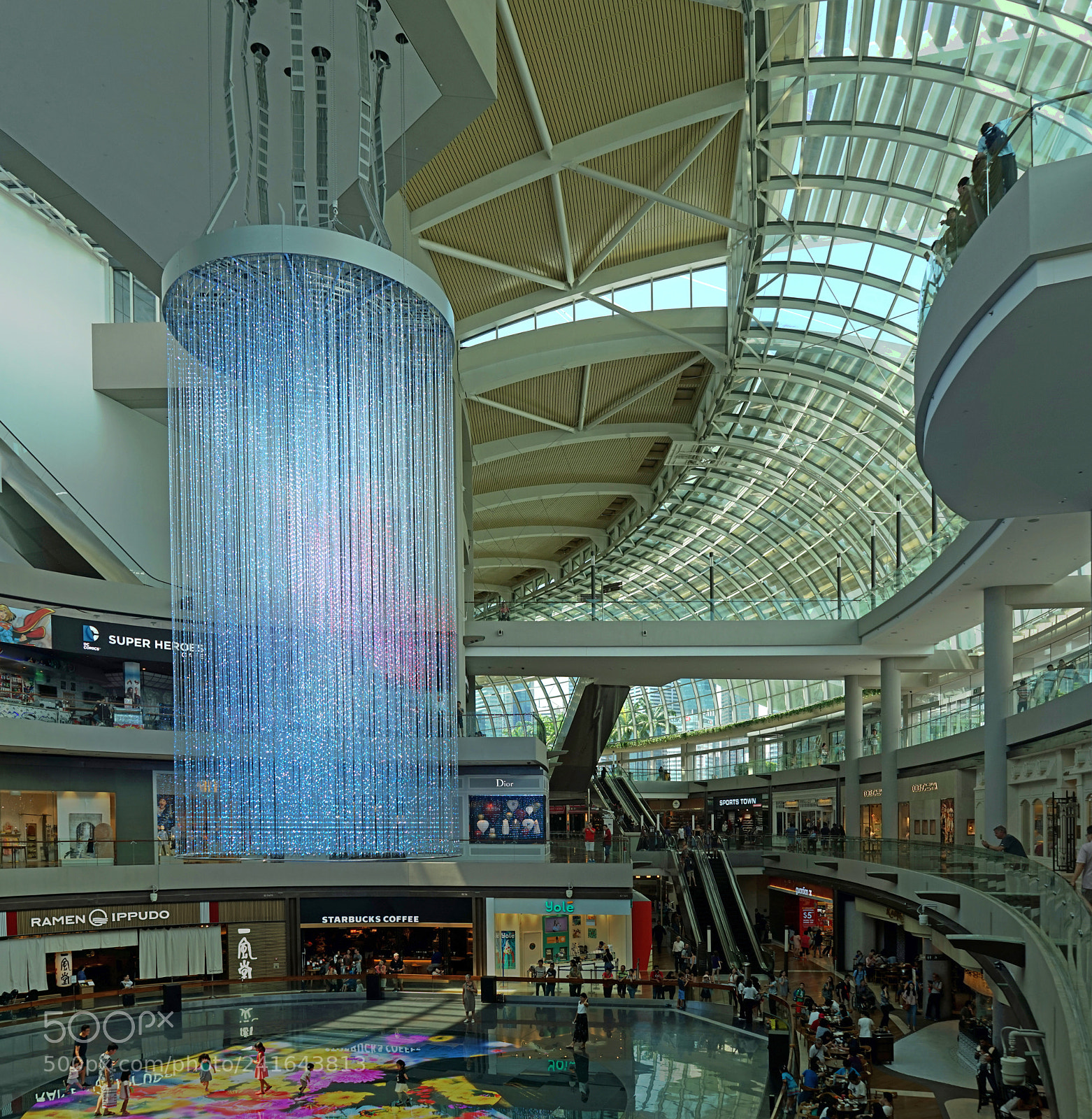 Sony a7 sample photo. Shopping mall at marina photography