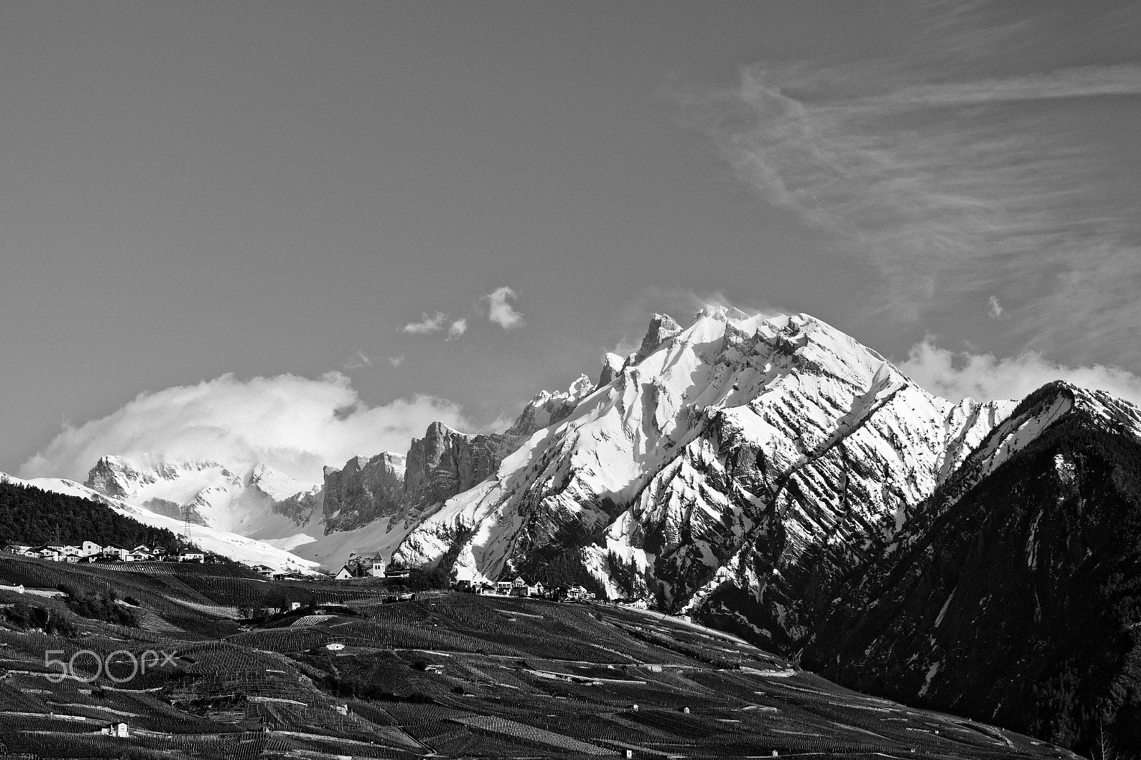 Nikon D5 sample photo. Montagnes valaisannes photography