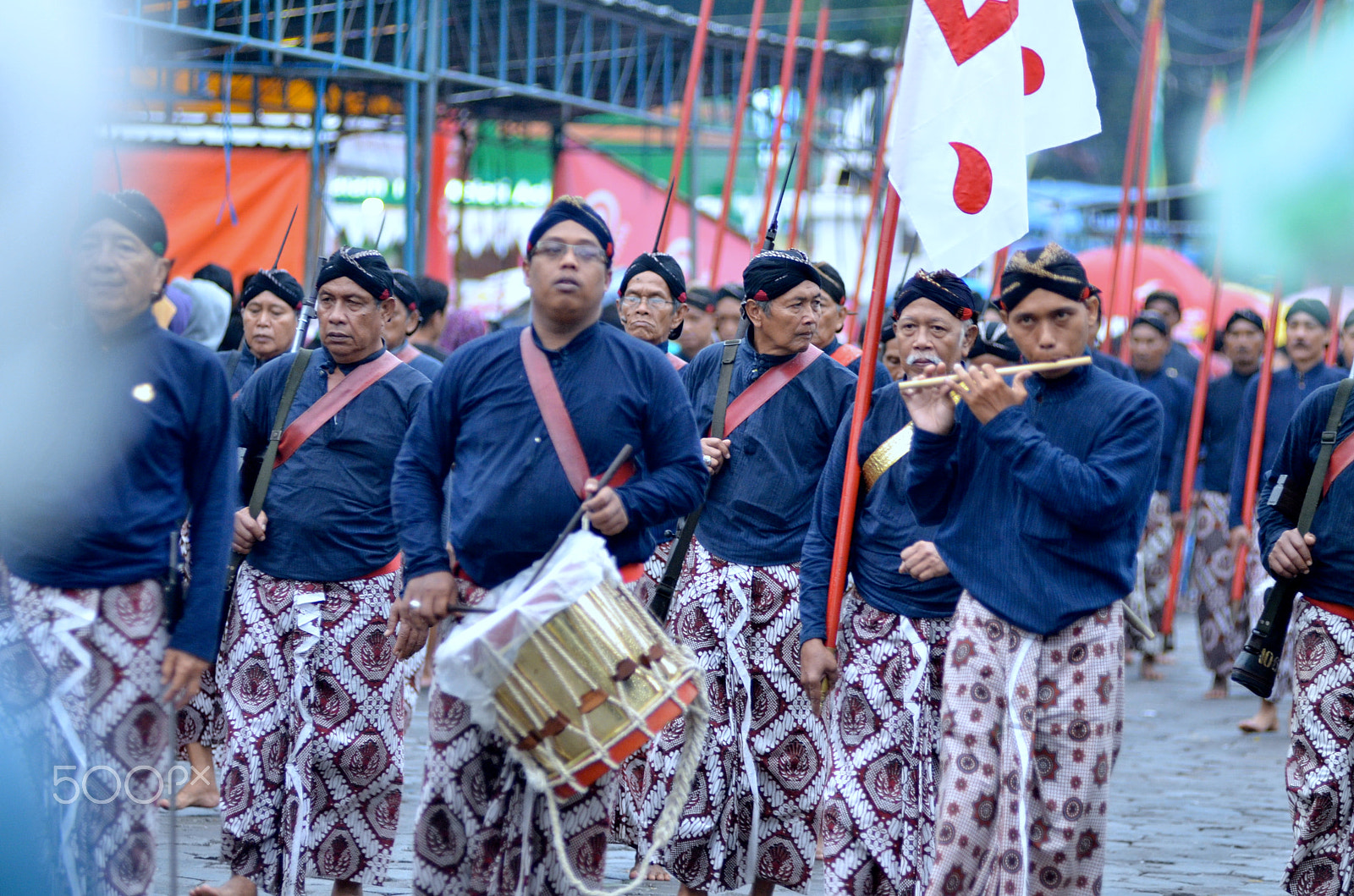 Nikon AF-Nikkor 80-200mm F2.8D ED sample photo. Prajurit keraton (royal army of jogjakarta) photography