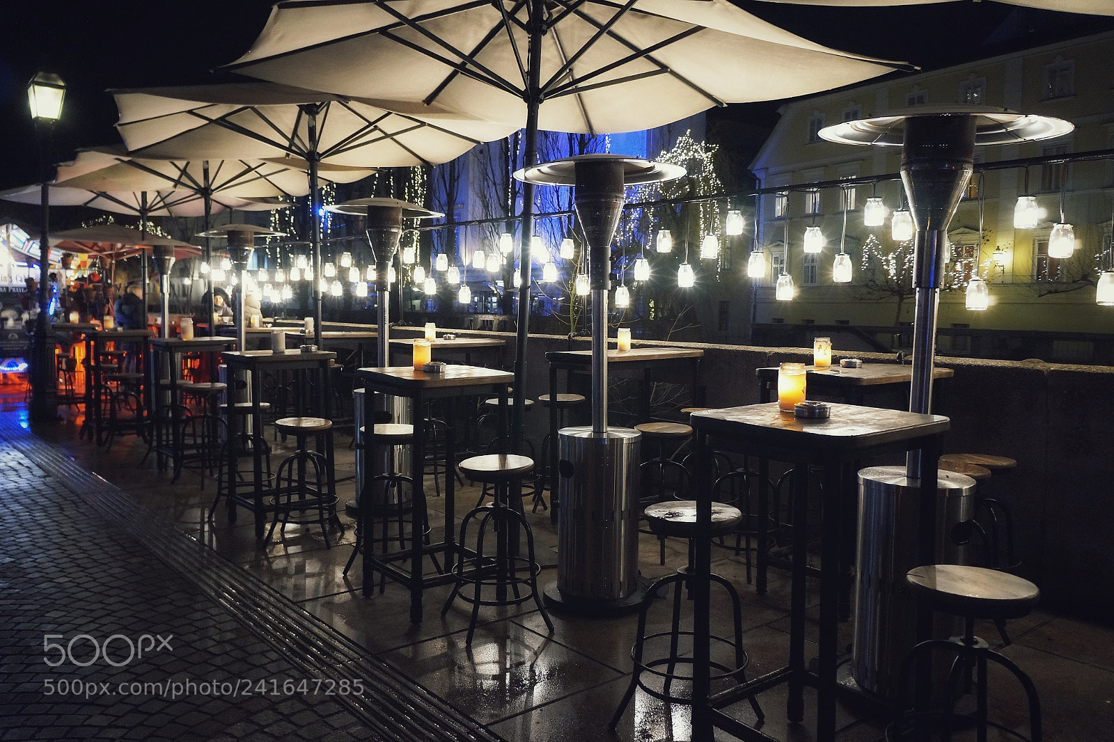 Sony Alpha a3000 sample photo. Night in lubiana photography