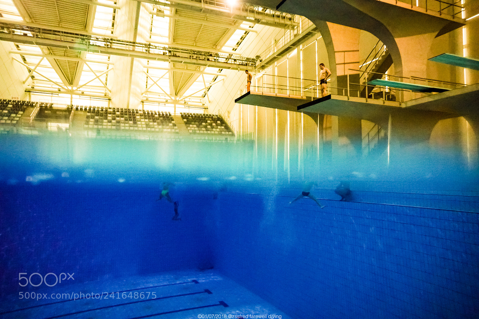 Sony a6300 sample photo. Diving hall photography