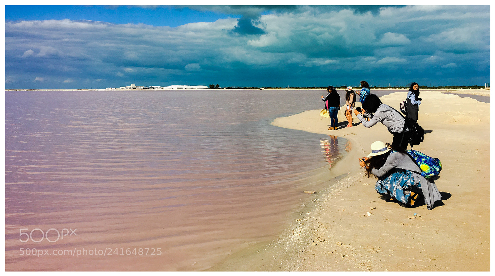 Apple iPhone 6s Plus sample photo. Las coloradas pink lakes photography