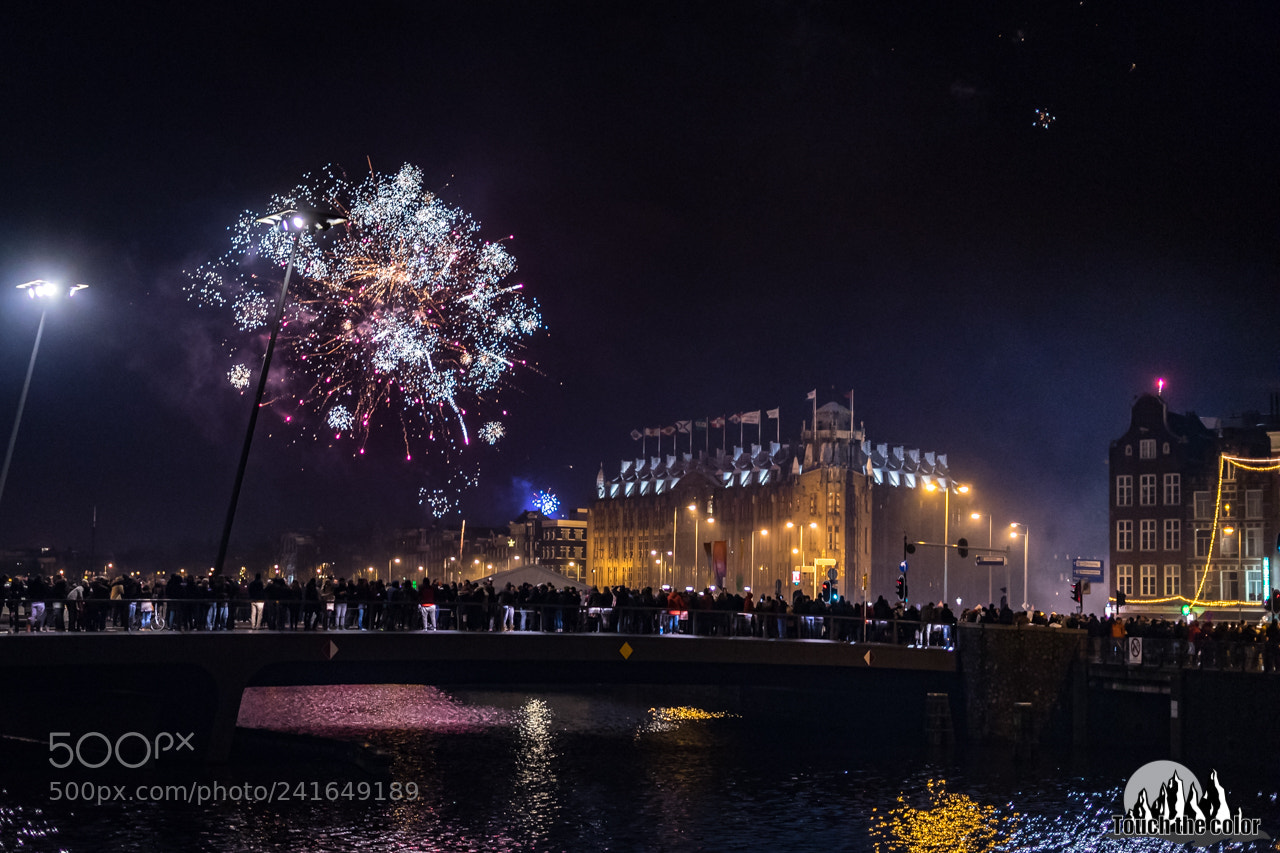 Sony a7 II sample photo. New year 2018 in amsterdam photography