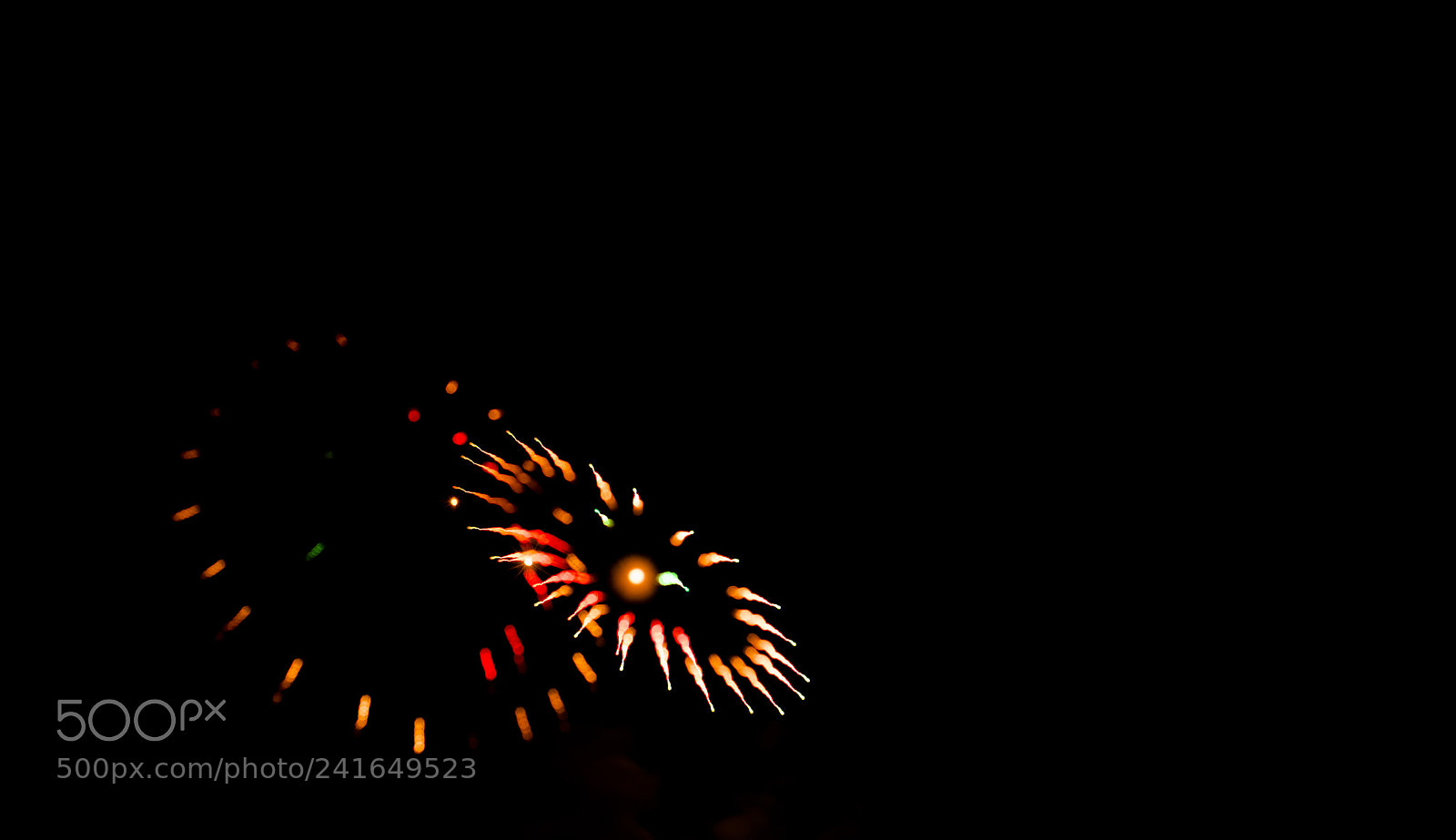 Nikon D3400 sample photo. Fireworks cropped photography