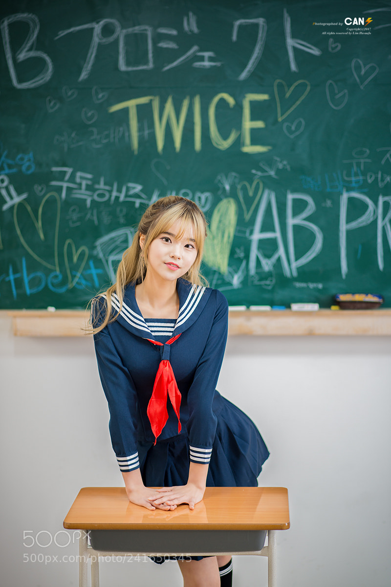 Nikon D800 sample photo. Korea school girl photography