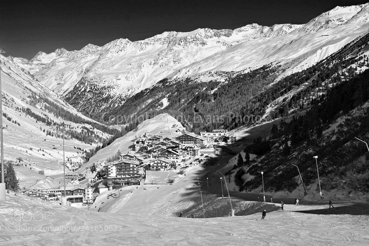 Nikon D3000 sample photo. Obergurgl hochgurgl otztal ski photography