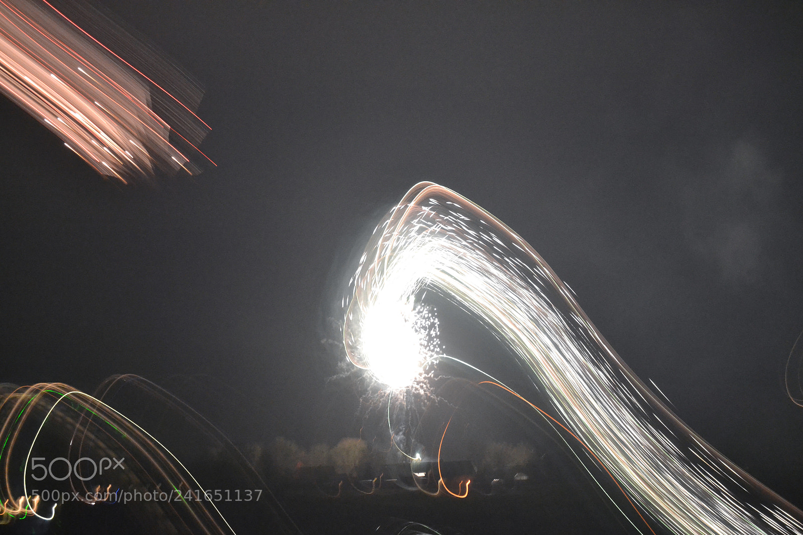 Nikon D3100 sample photo. Firework dragon photography