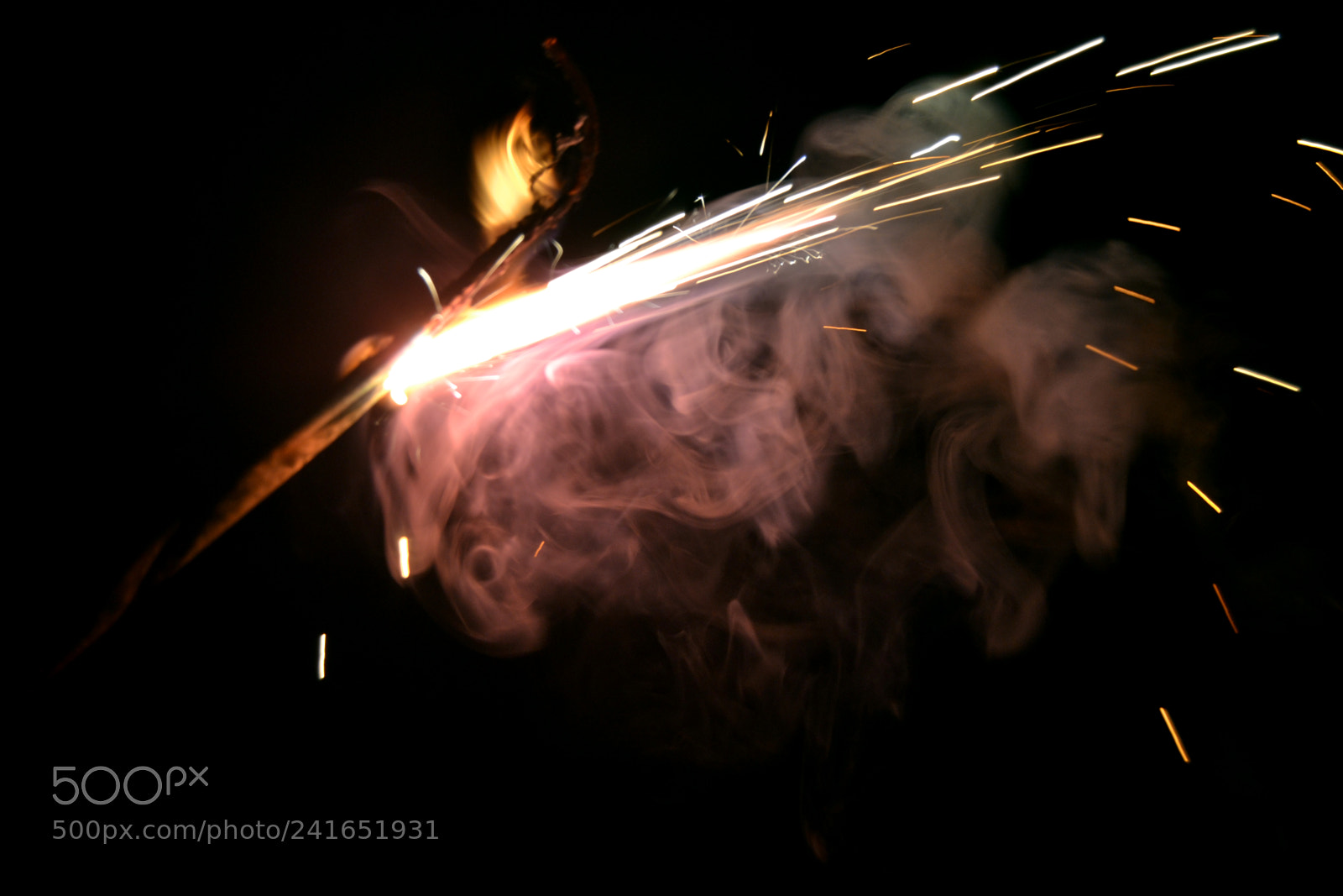 Nikon D3100 sample photo. A sparkler photography