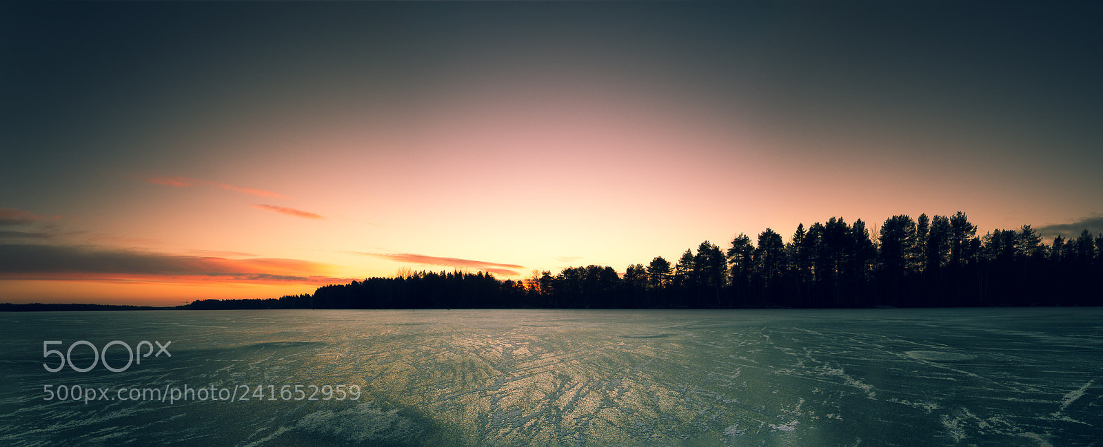 Olympus PEN E-PL5 sample photo. Frozen lake photography