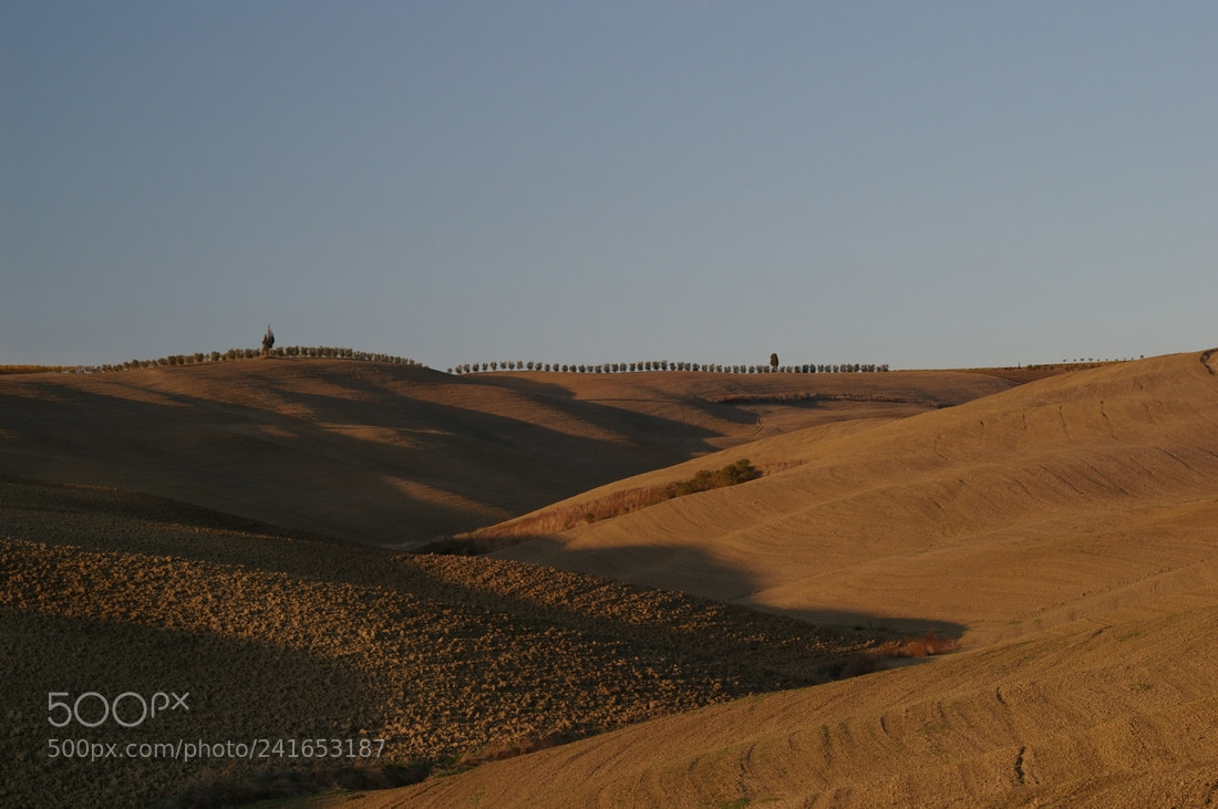 Pentax K100D sample photo. Sunset photography