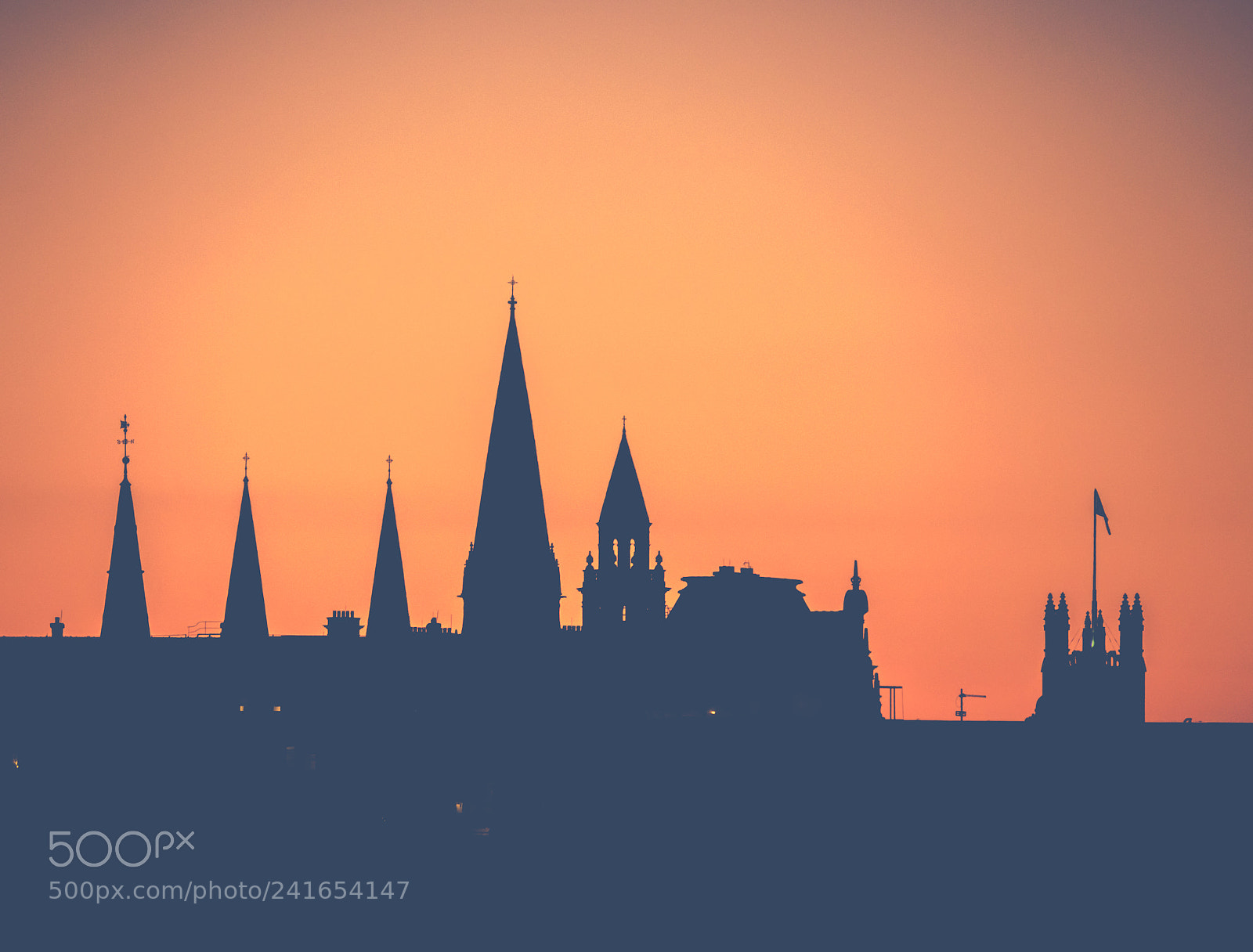 Sony Cyber-shot DSC-RX10 III sample photo. Spires of edinburgh photography