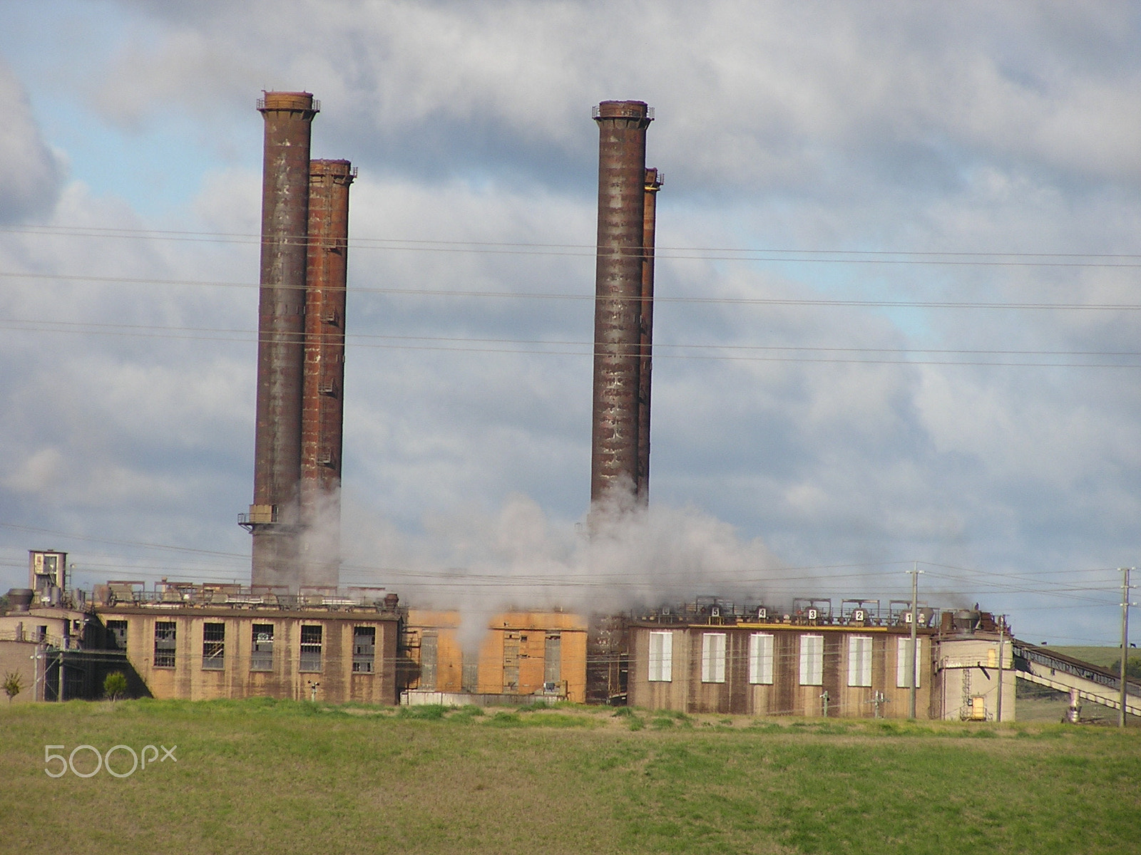 Olympus C740UZ sample photo. Hazelwood power plant morwell photography