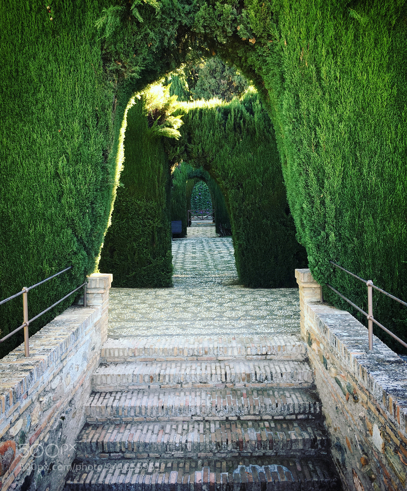 Apple iPhone 6s sample photo. Alhambra gardens photography