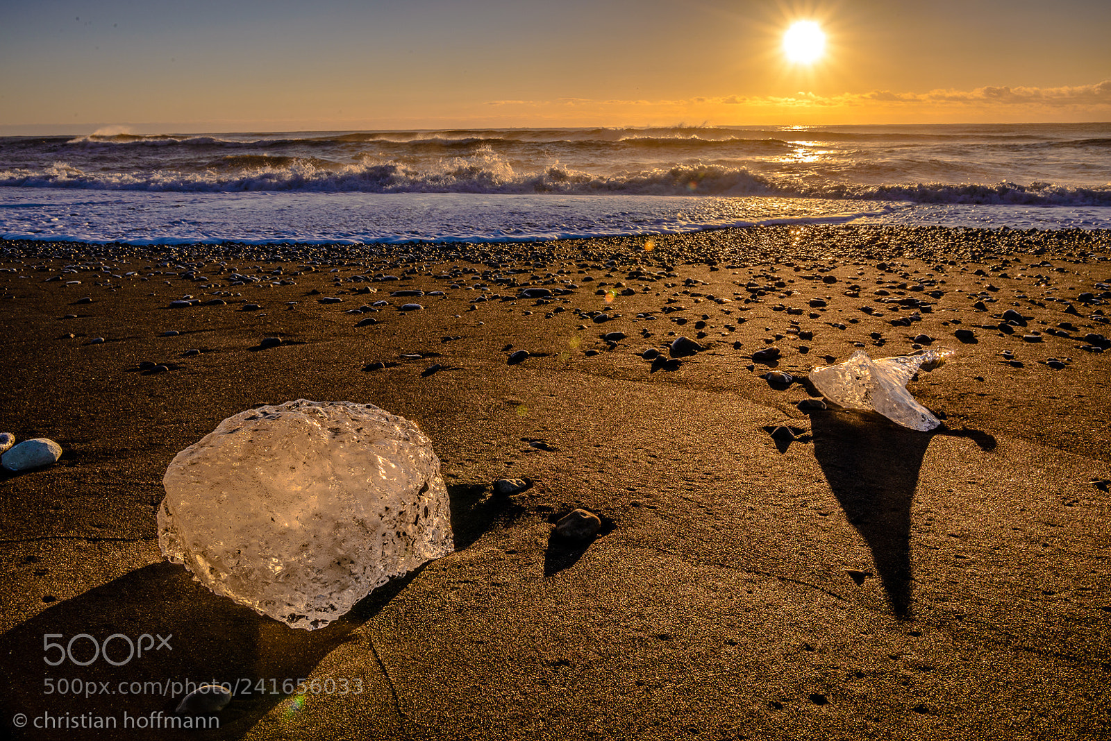 Nikon D600 sample photo. Ice on the beach photography