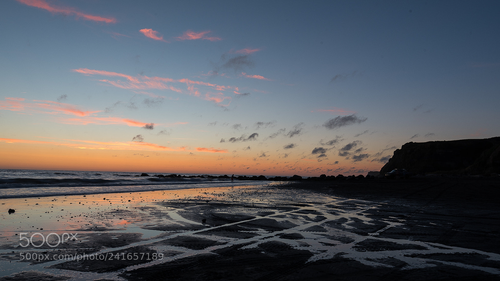 Nikon D750 sample photo. Sunset over taranaki coast photography