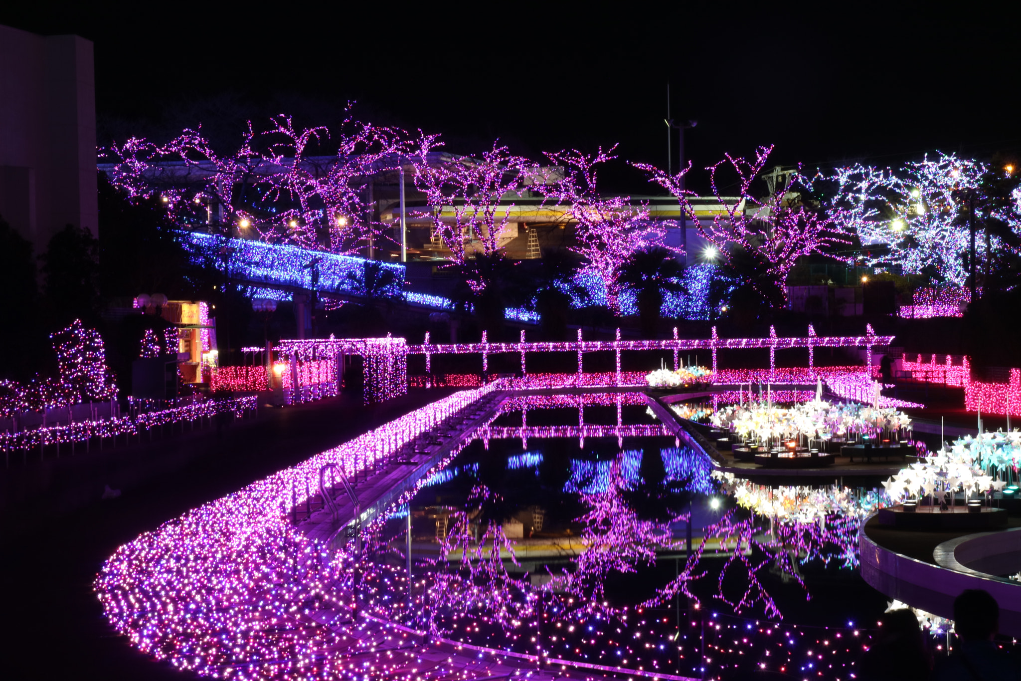 Canon EOS M3 sample photo. Yomiuri land jewellumination 2018 photography