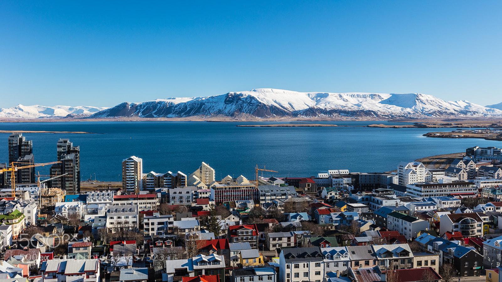 Canon EOS 5DS R sample photo. Hallgrimskirkja blues photography