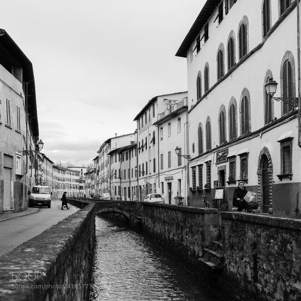 Nikon D850 sample photo. Lucca, canal photography