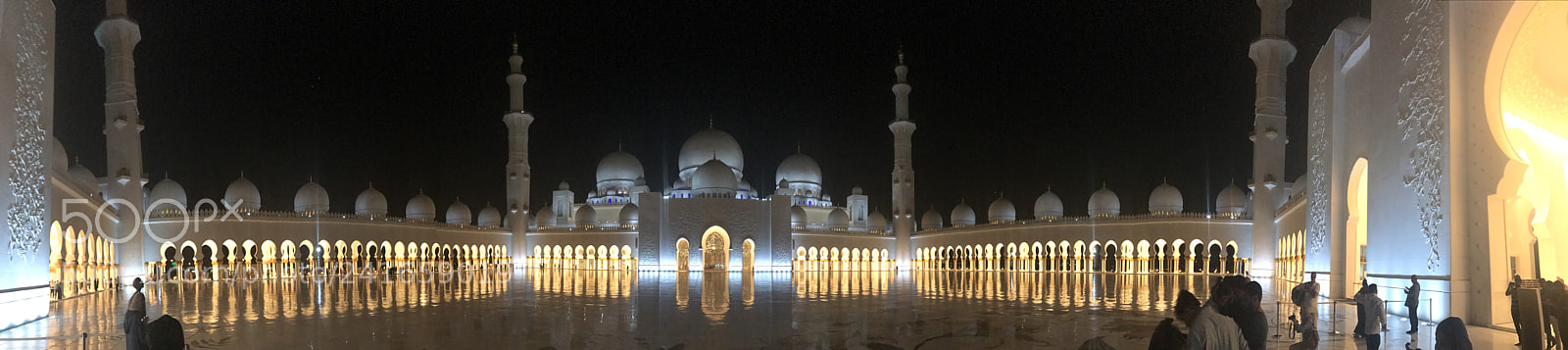 Apple iPhone 7 sample photo. Grand mosque at night photography