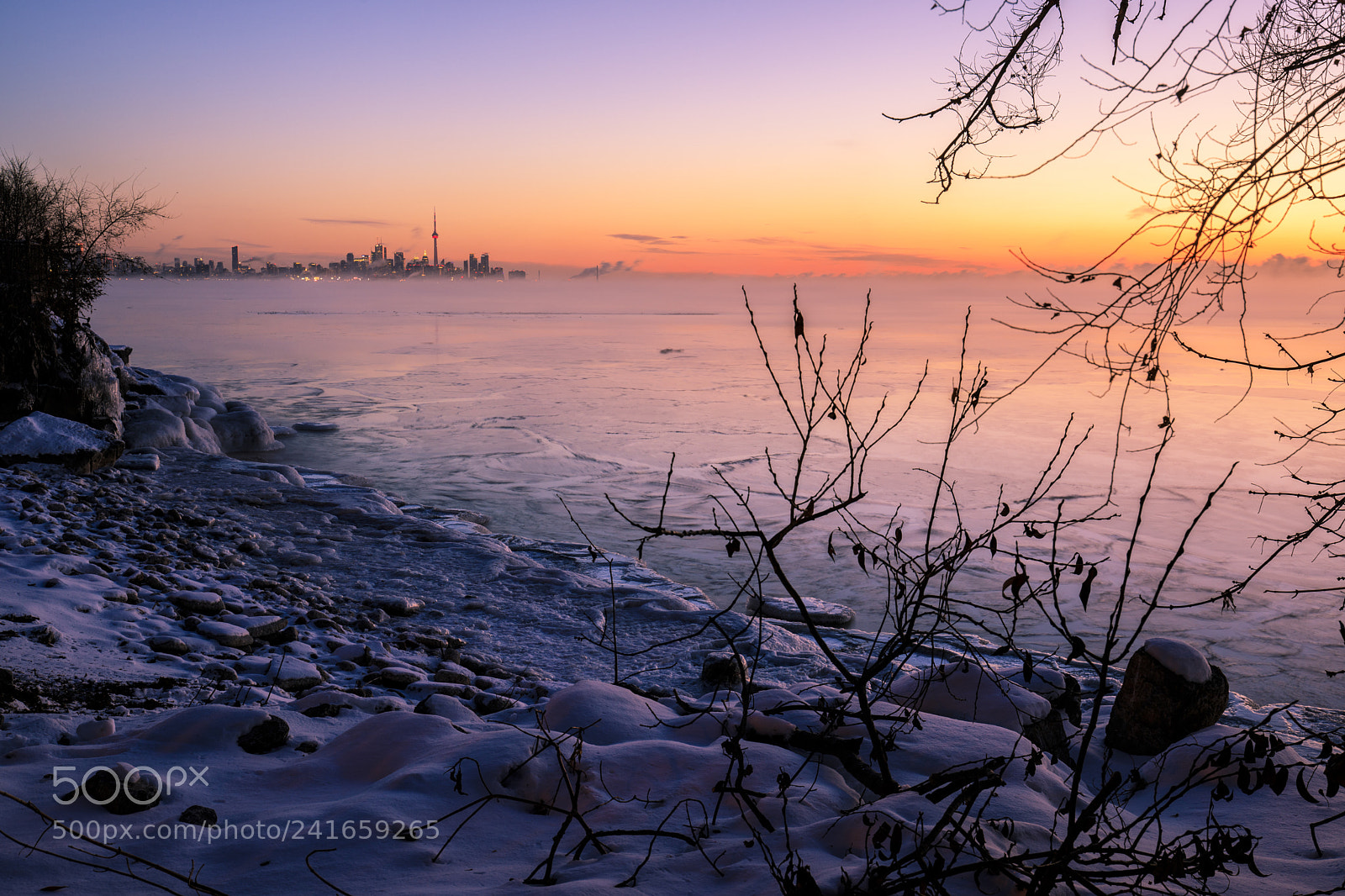 Canon EOS 6D Mark II sample photo. Sunrise in winter photography