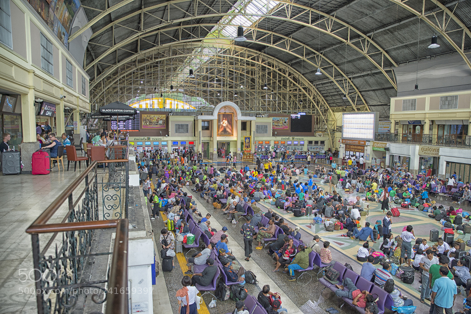 Nikon Df sample photo. Bangkok station photography