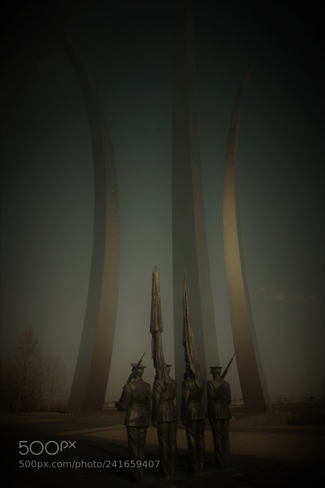 Nikon D3200 sample photo. Air force memorial photography