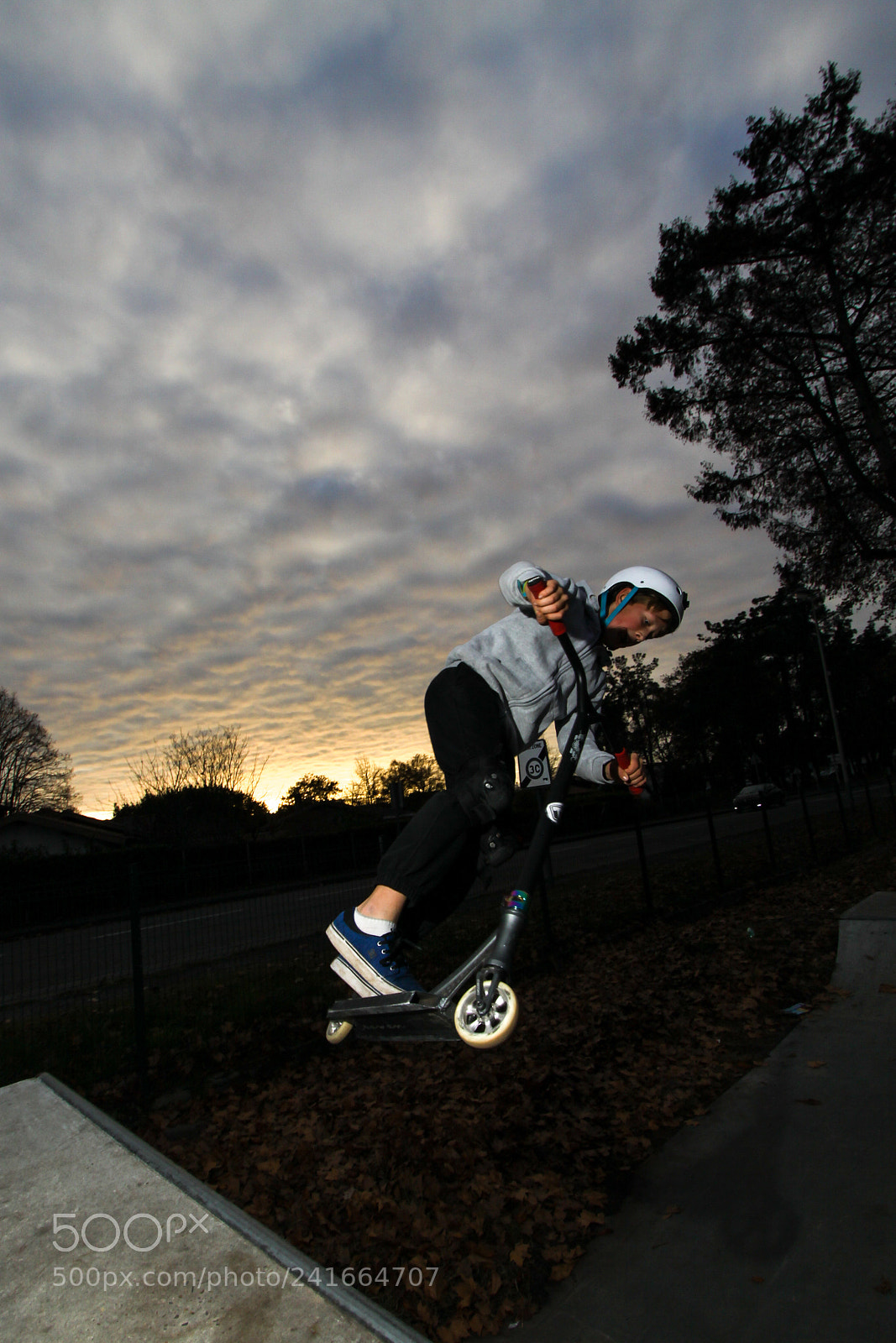 Canon EOS 50D sample photo. Scooter in the sunset photography