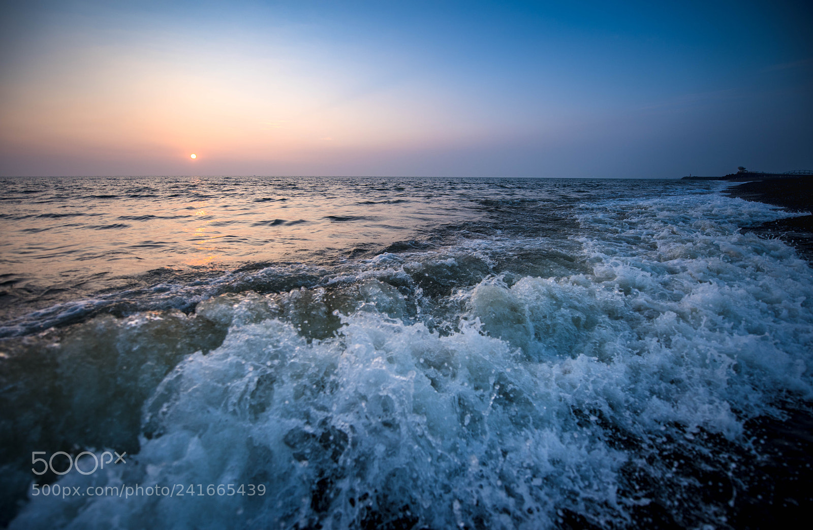 Nikon D810 sample photo. Old man sea sunset photography