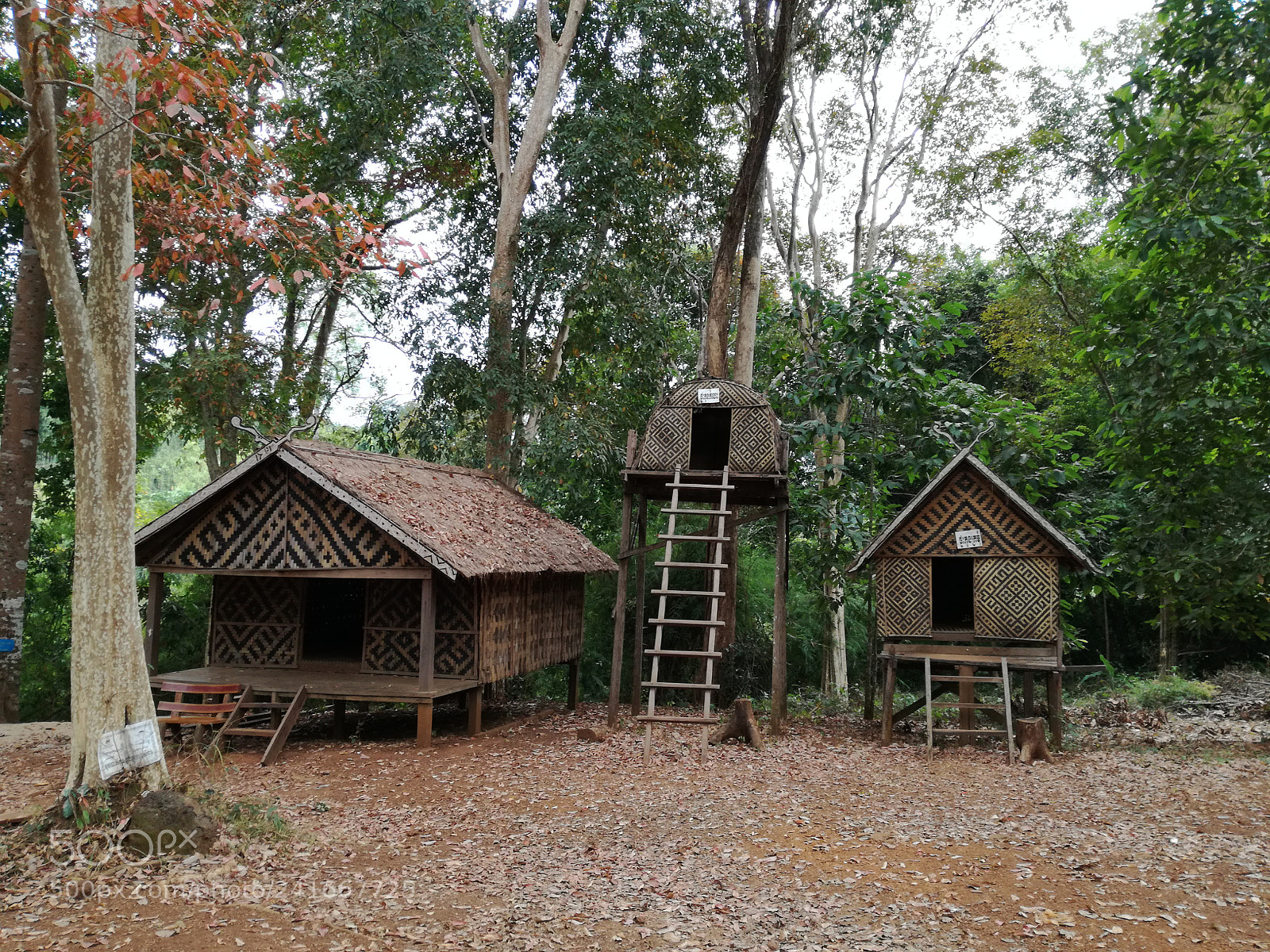 HUAWEI P9 LITE sample photo. Cambodia native people's houses photography