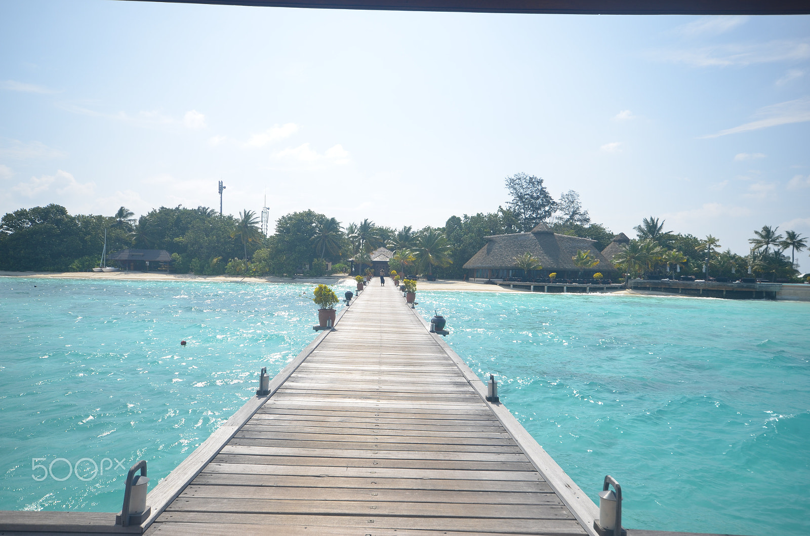 Nikon D7000 + Sigma 10-20mm F4-5.6 EX DC HSM sample photo. Dock in the maldives photography