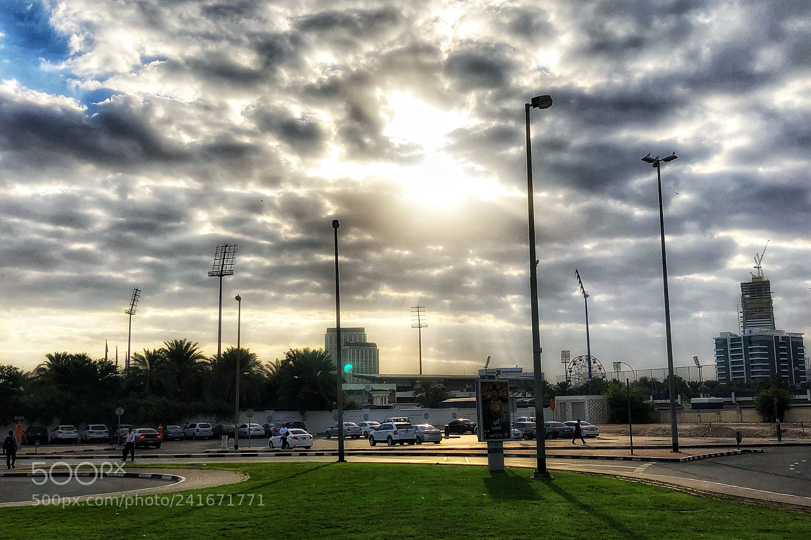 Apple iPhone 8 Plus sample photo. Morning sky #dubai photography