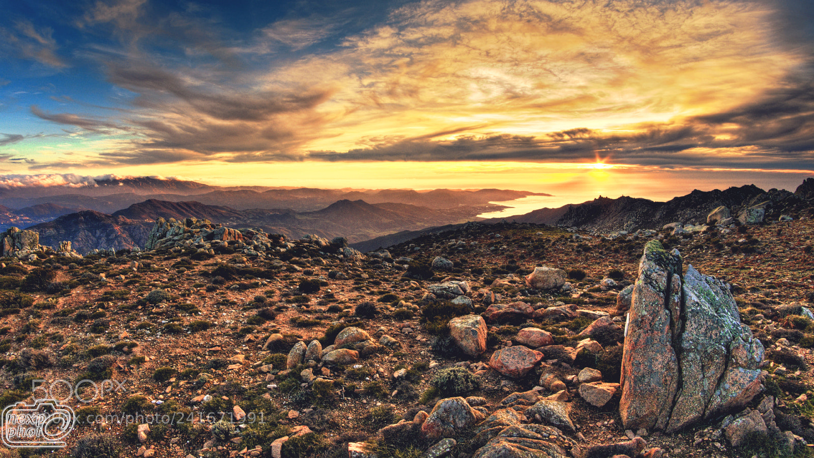 Nikon D7100 sample photo. Sunset in mountains of photography