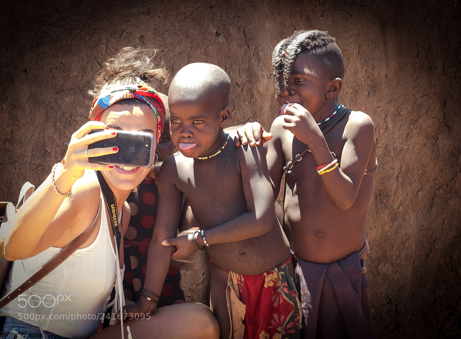 Fujifilm X-E1 sample photo. Himba, namibia photography