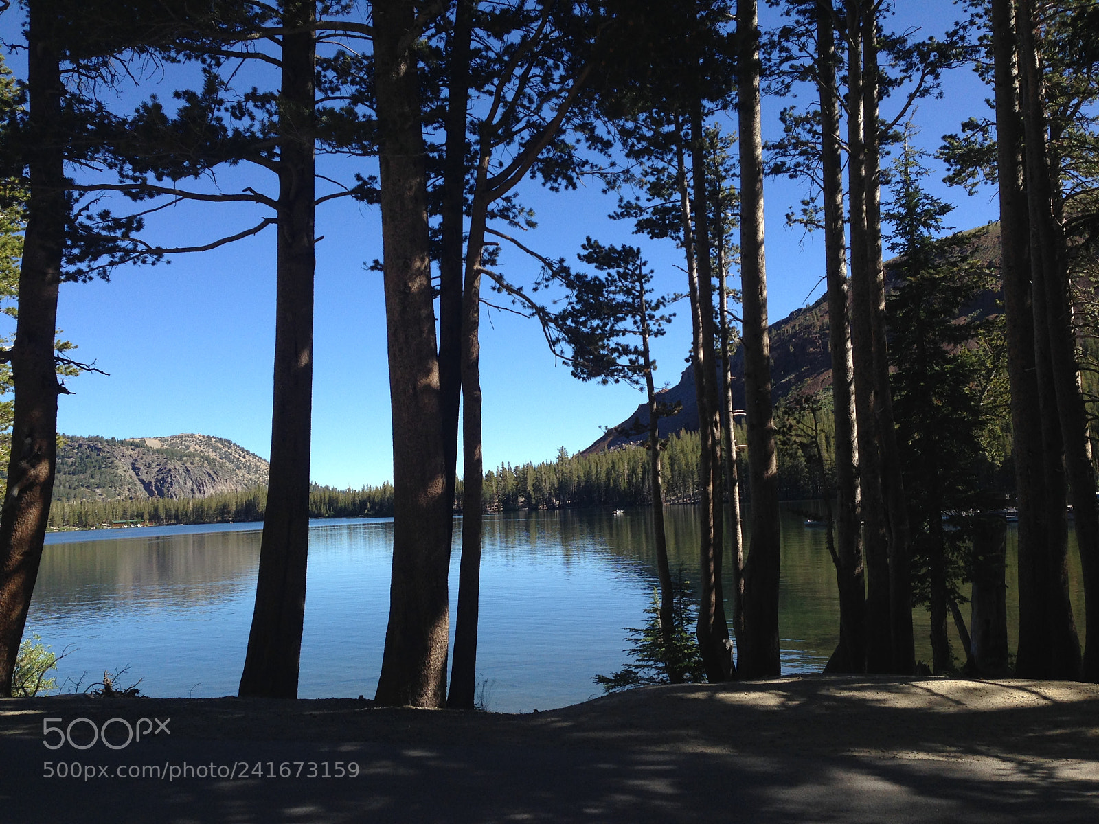 Apple iPhone 5 sample photo. Lake mary, mammoth photography