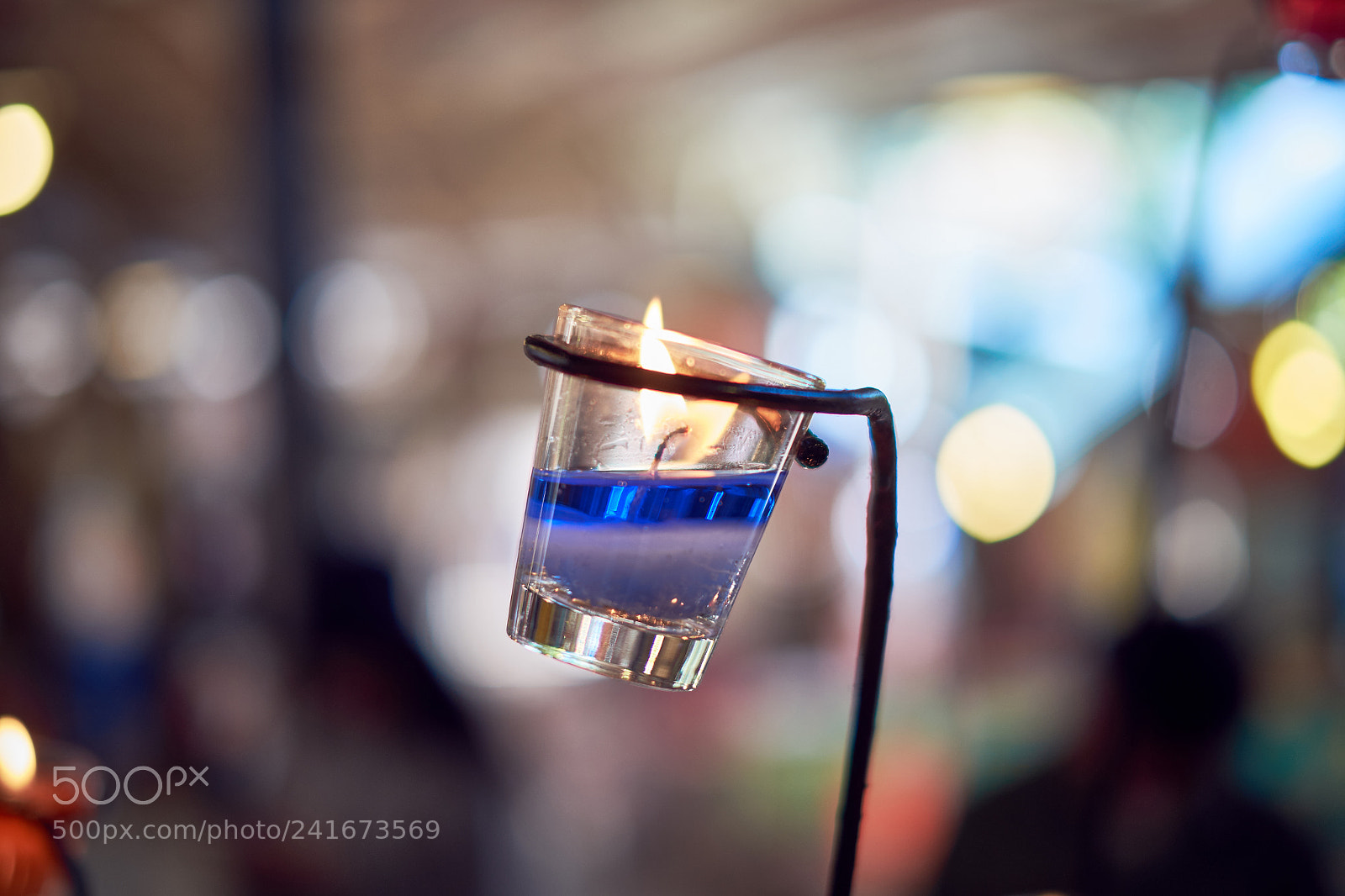 Fujifilm X-T10 sample photo. Blue candle in the photography
