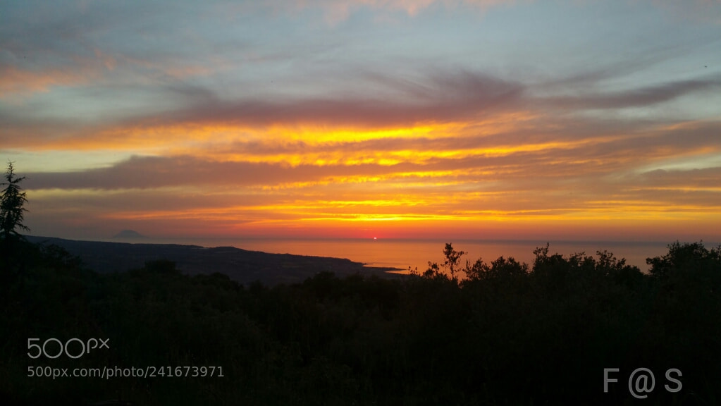 Samsung Galaxy Note4 sample photo. Sunset photography