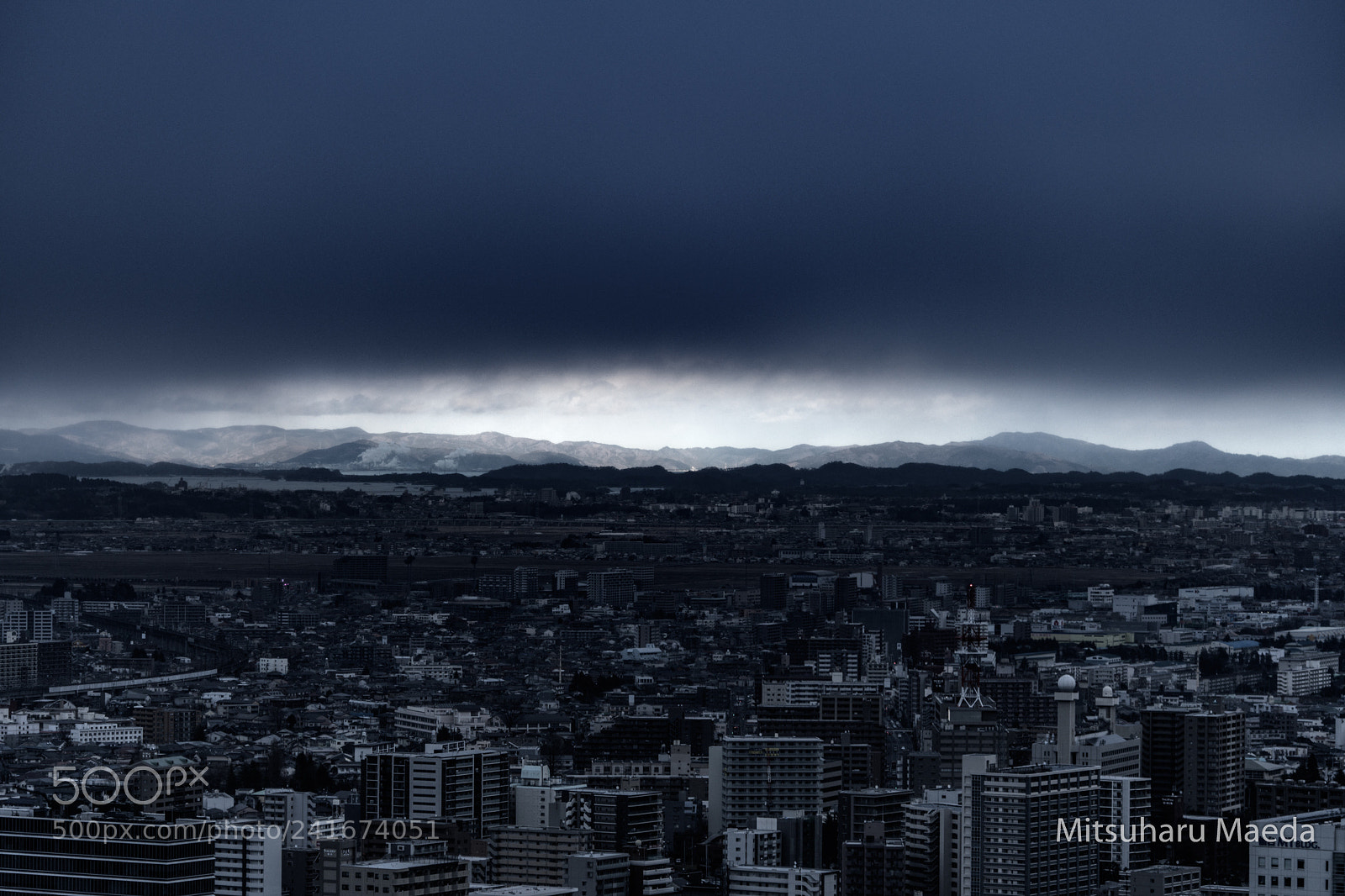 Nikon D850 sample photo. Dark city landscape photography