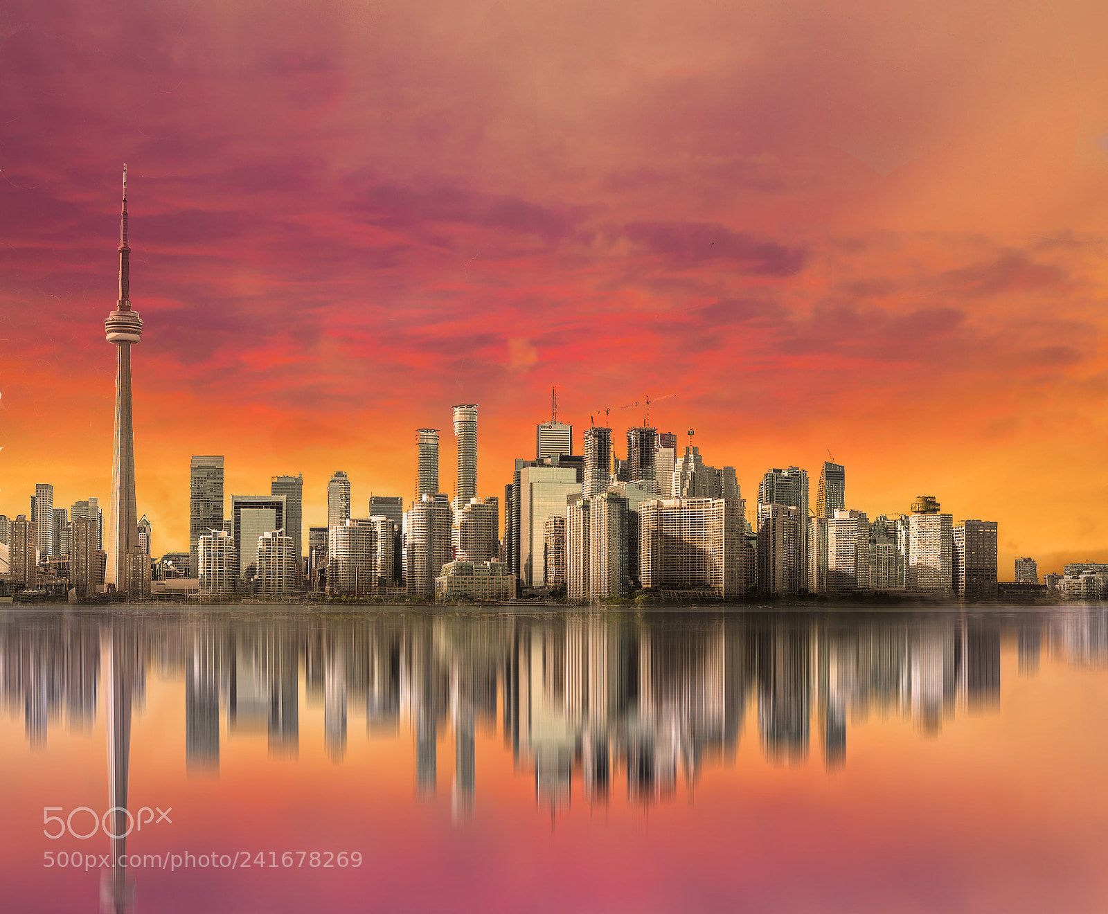 Nikon D800E sample photo. Toronto sunset photography