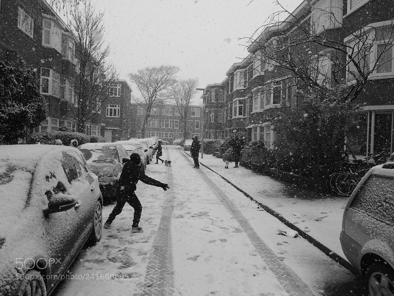 Olympus PEN-F sample photo. Snow make everyone happy photography