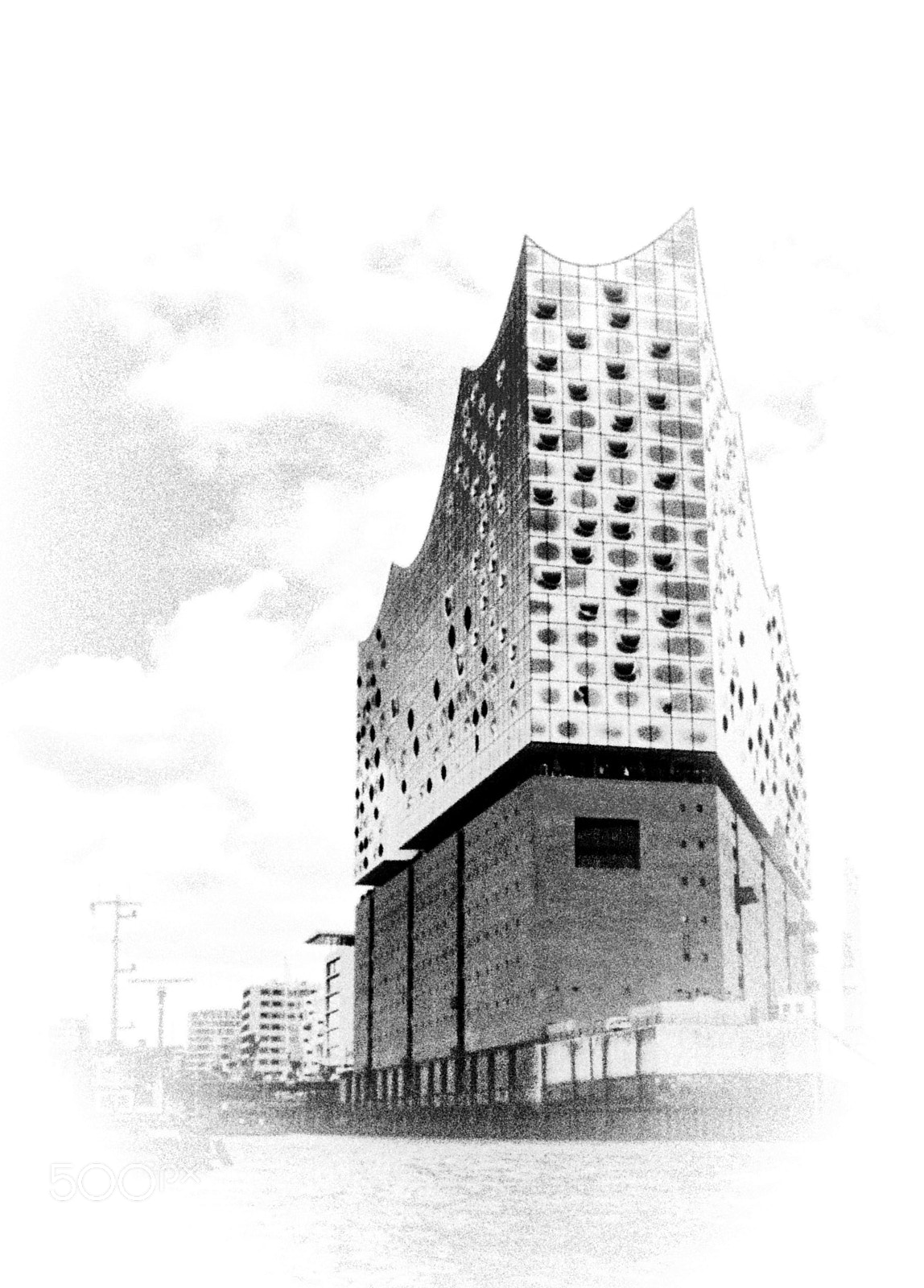 Nikon D3200 sample photo. Elbphilharmonie hamburg photography