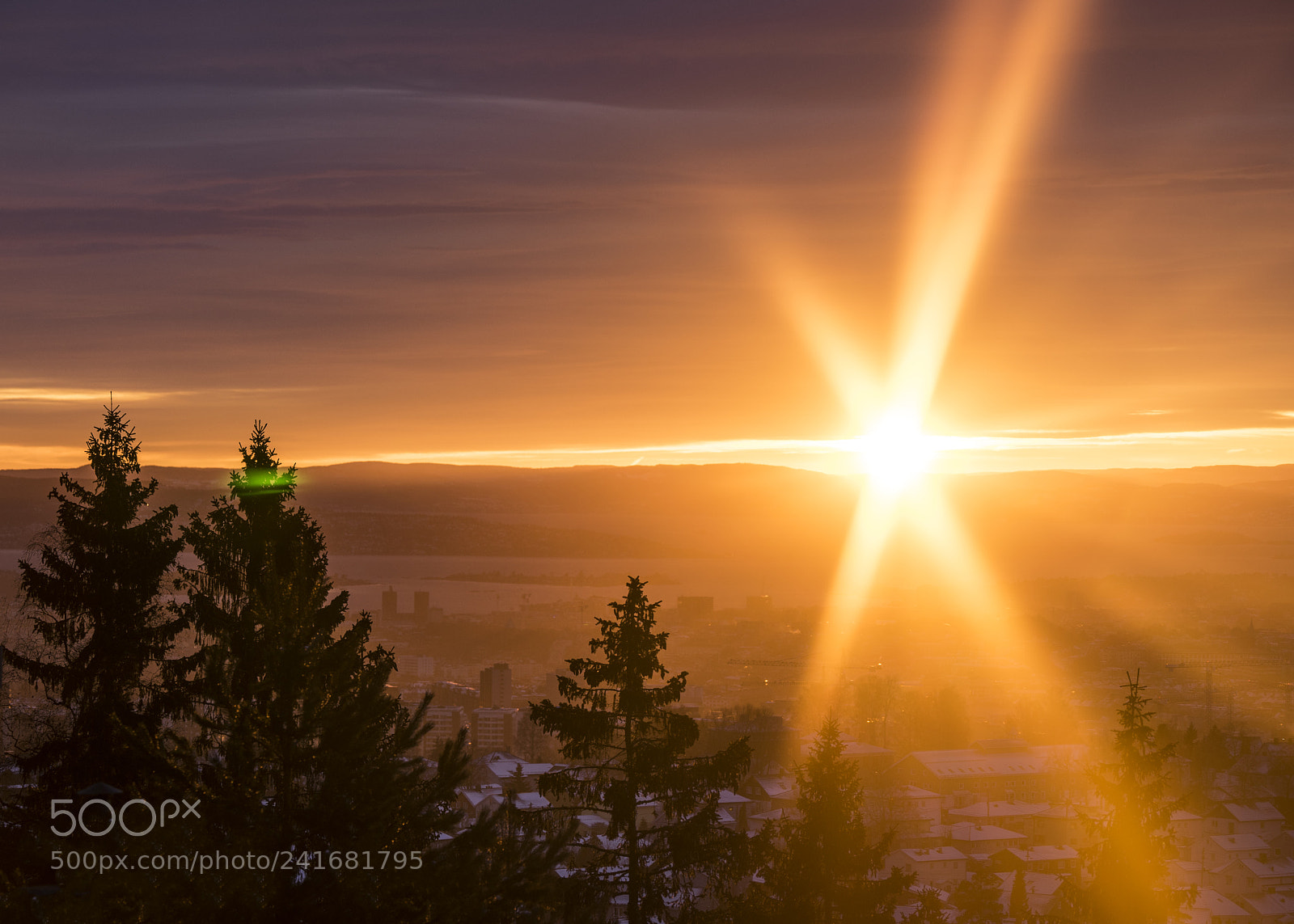 Sony a7 sample photo. Winter sunset photography