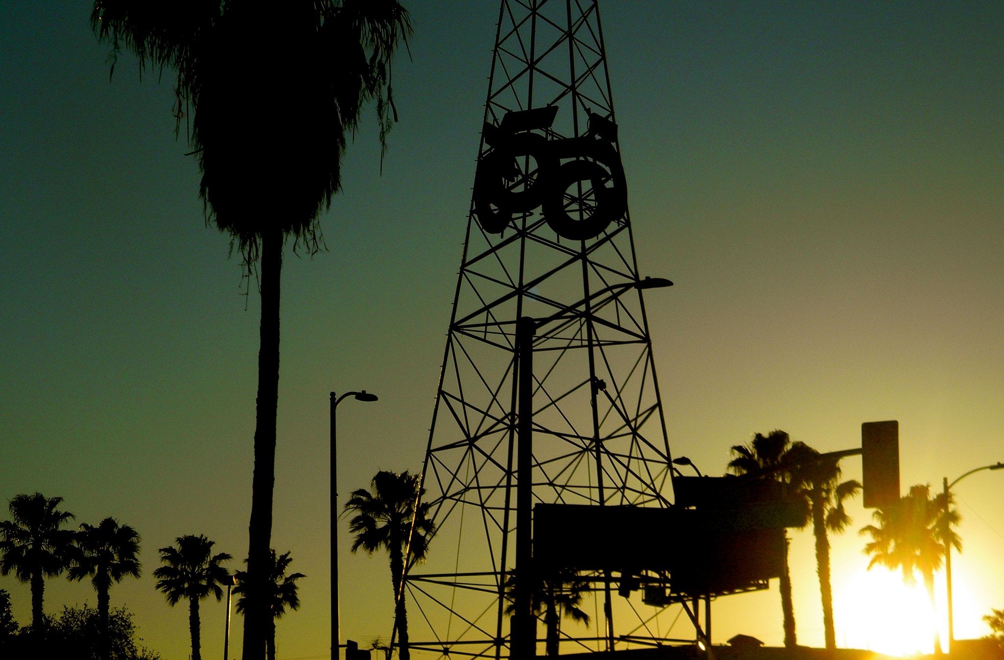 Nikon Coolpix L110 sample photo. Sunset boulevard photography