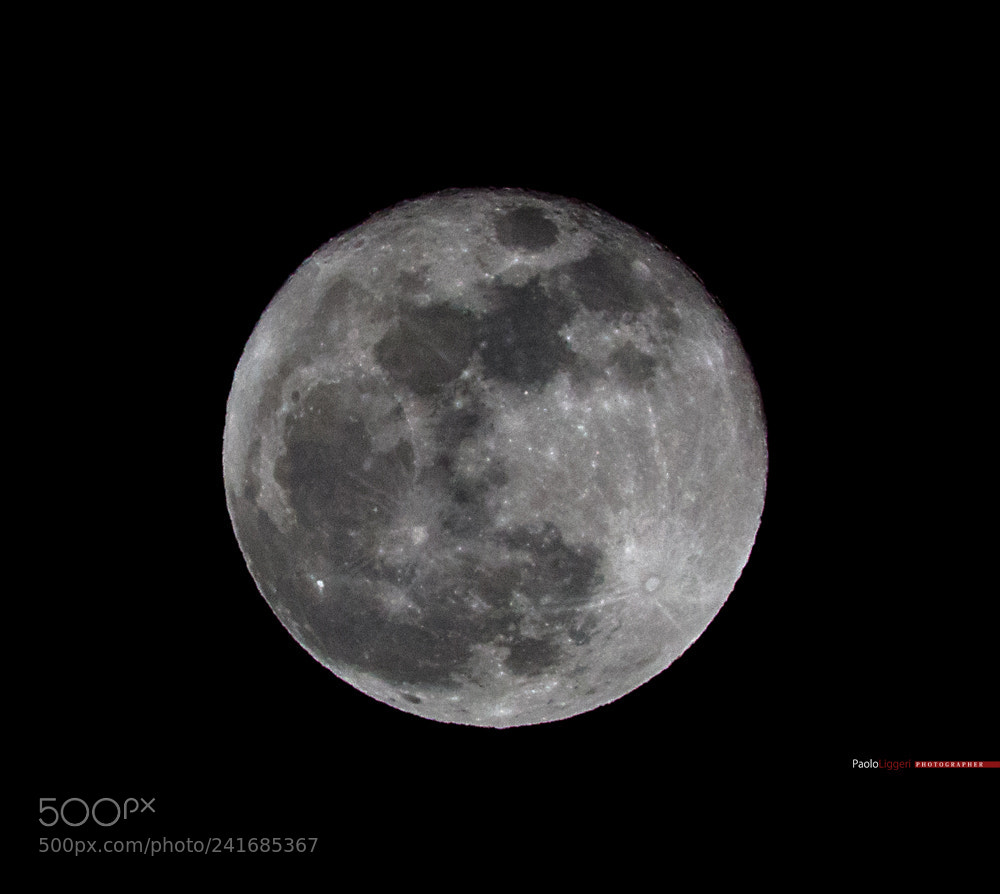 Canon EOS 5DS sample photo. Moon photography