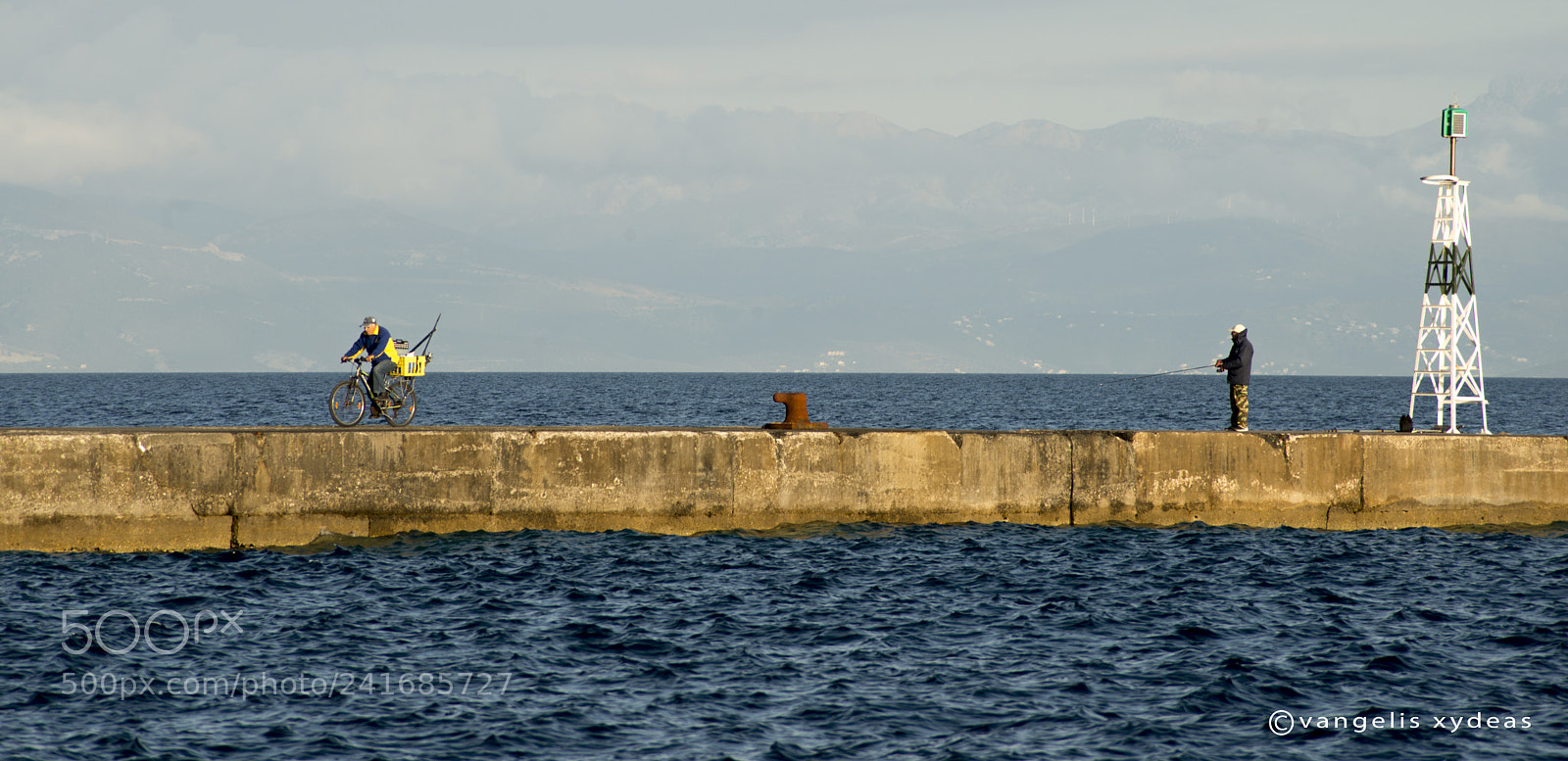 Nikon D800 sample photo. The fisherman & the bicycle photography