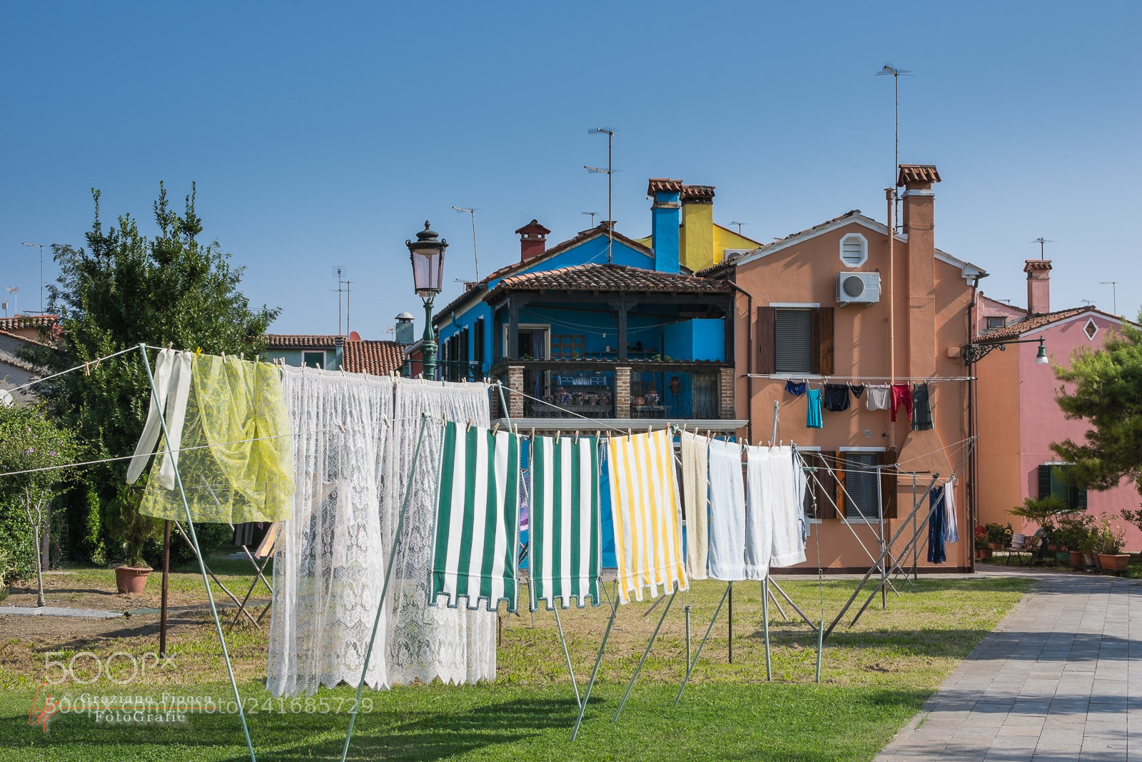 Nikon D7200 sample photo. Panni stesi a burano photography