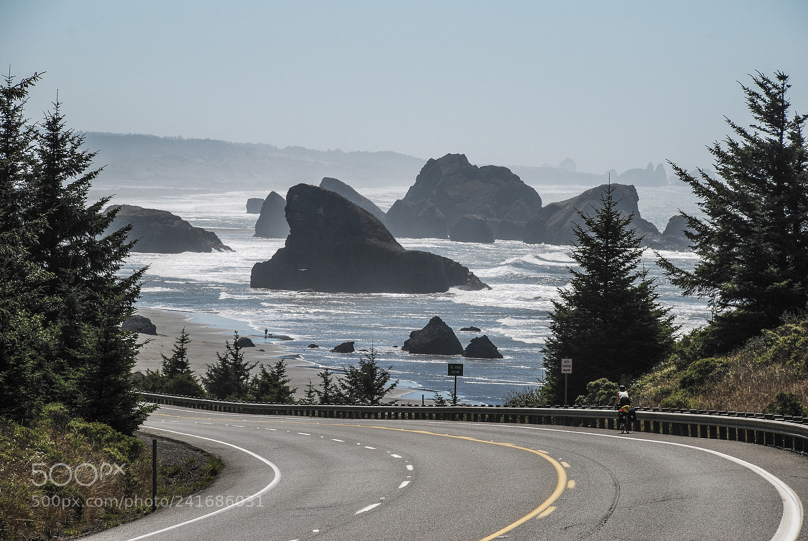 Nikon D80 sample photo. Cycling the oregon coast photography